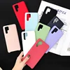 Factory price microfiber liquid silicon back cover case for huawei p30 pro