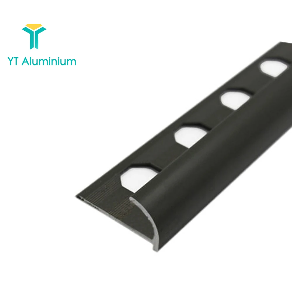 Aluminium Flexible Floor Trim Curved Floor Tile Edge Trim For