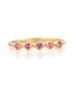 Ring Silver Women Cheap Ruby Stone Ring Designs with Red Stone