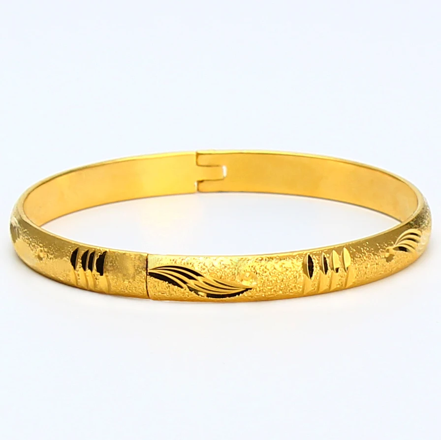 18k gold bangle saudi arabia jewelry gold plated bangle