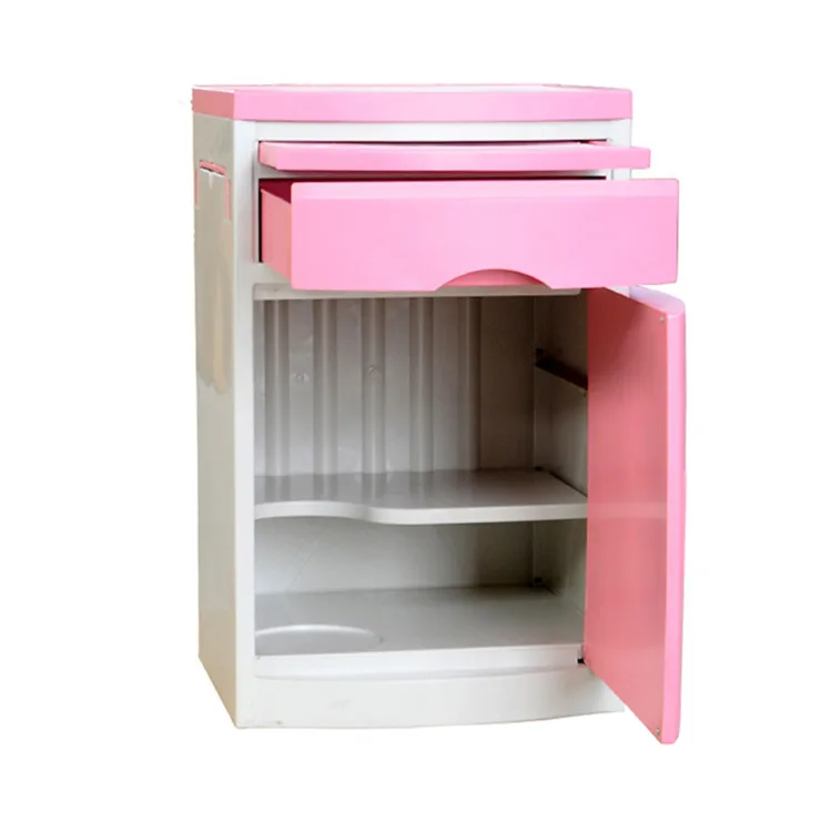 ABS medical bedside tables hospital bed for sales ABS bedside locker cabinet