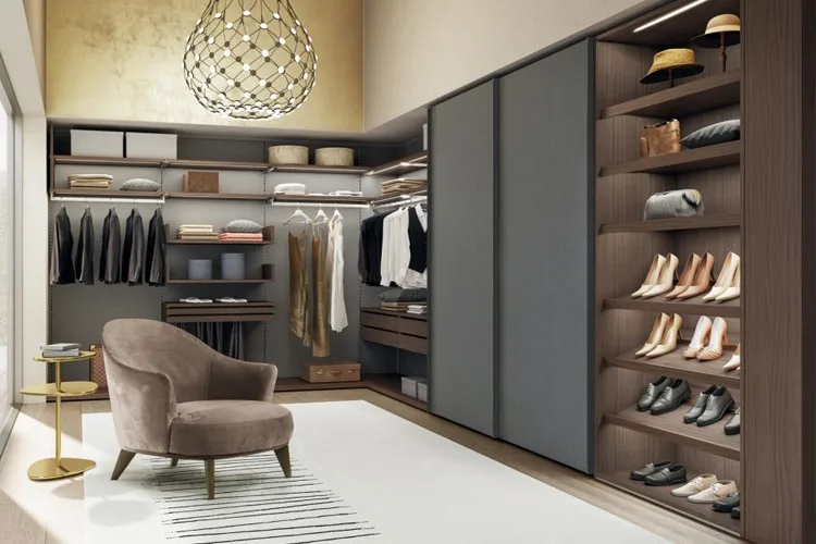 Modern Steel Walkin Closet Furniture For Luxury House Use Buy Steel