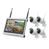 High Quality Wireless Wifi Camera System nvr kit with LCD screen monitor 1080P 4CH CCTV Security Systems