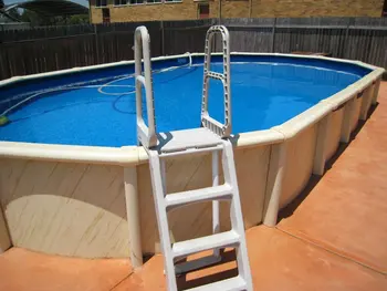 above ground pool with heater and filter