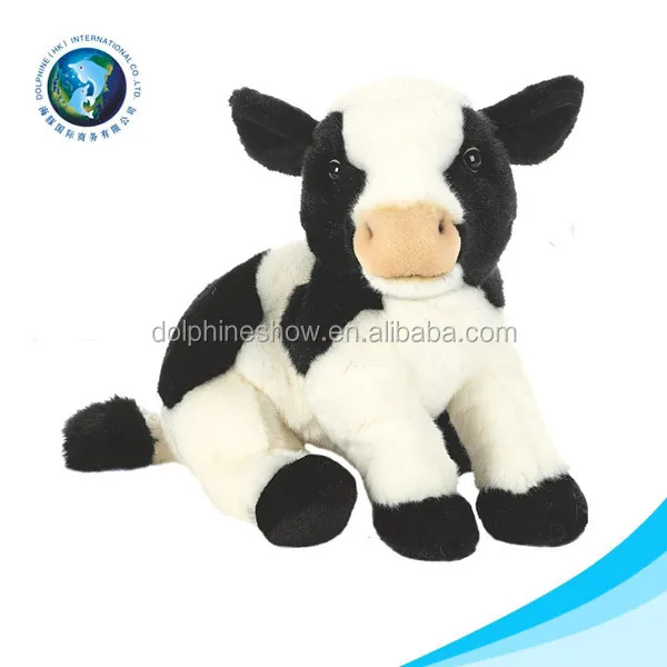 plush cow keychain