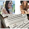 No-toxic Private Waterproof Gold Metallic Women Body Beauty Temporary Tattoo Flash Shrink Sticker Tattoo
