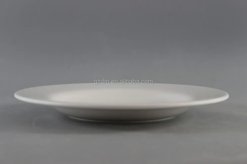 Diameter 22.5cm Melamine Soup Plate White Color