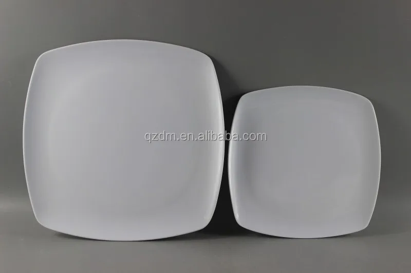Factory Supply Melamine camping Dinner plate , Solid Color dishes