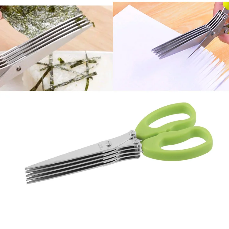 5 Blade Durable Security Shredding Scissor Paper Shredder Office