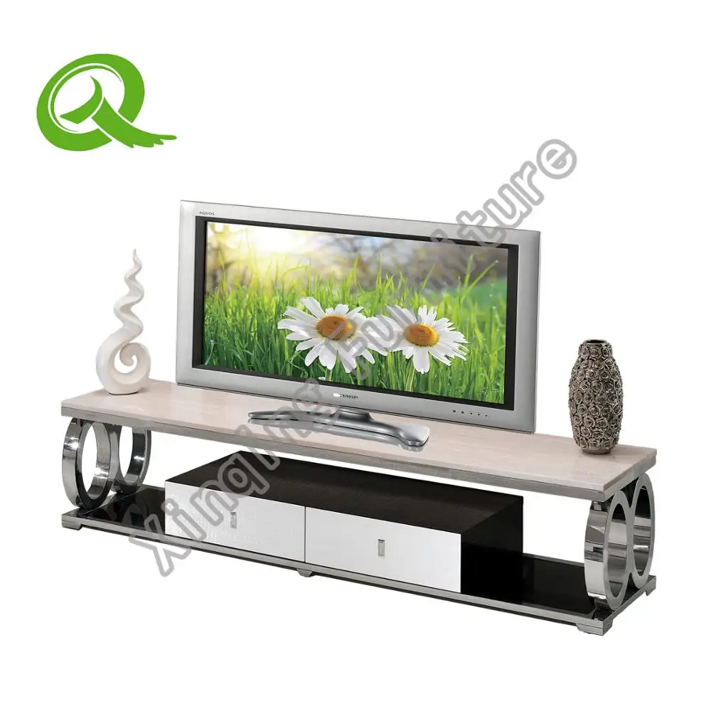 Modern Metal Mdf Marble Home Furniture Tv Rack Tv Stand Cabinet