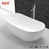 Hand Carved/ Composite Artificial Stone/ Solid Surface Round/ Freestanding Bathtub
