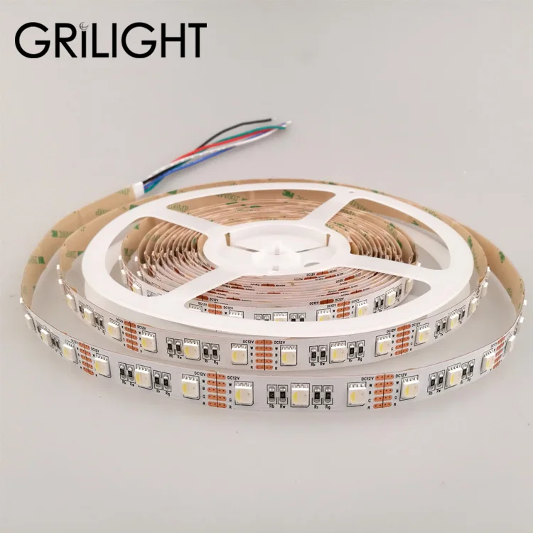 Super Bright dream color and 4 colors rgbw led strip light with 5m per roll