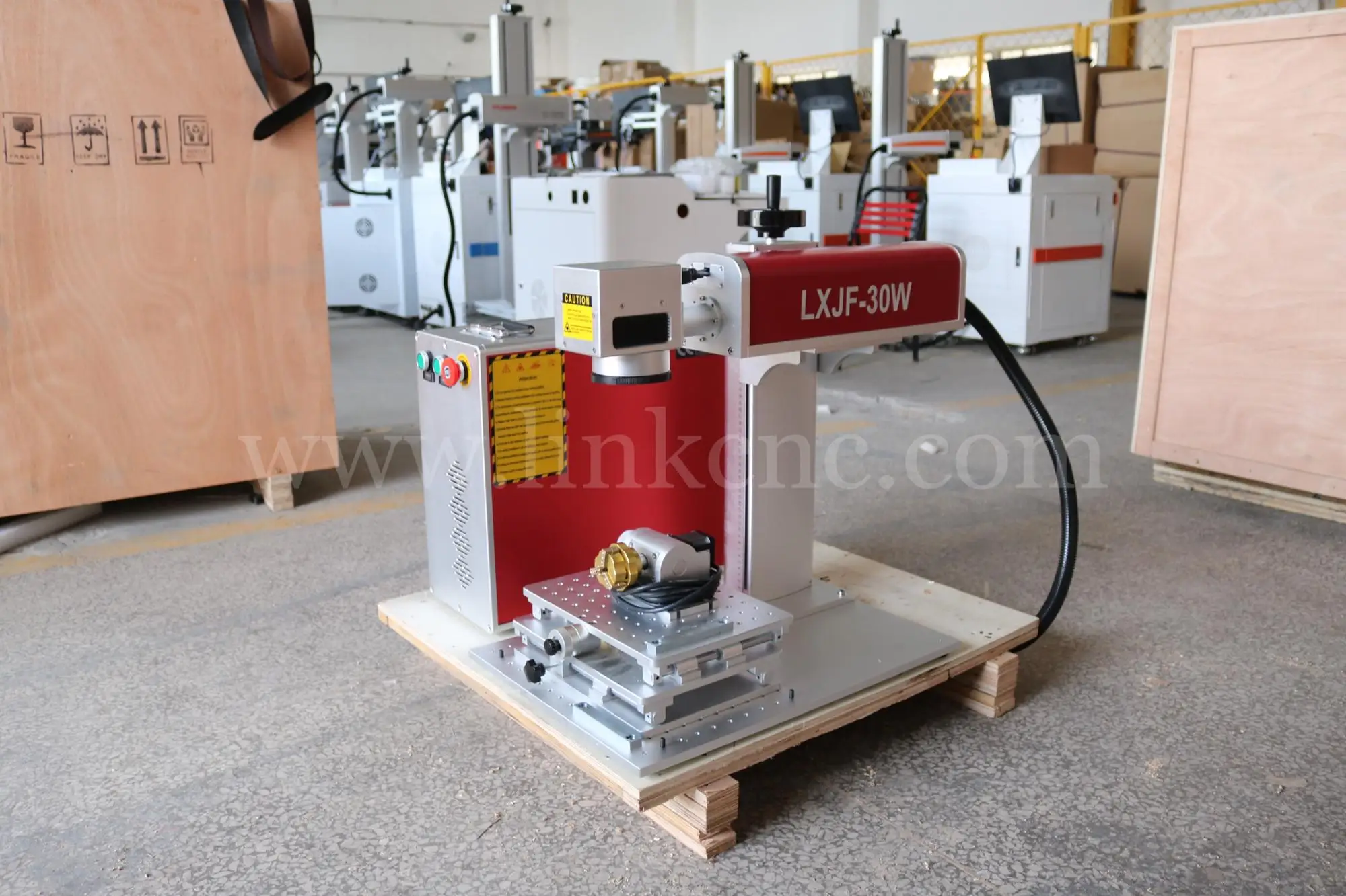 20W 30W 50W Metal and non-metal materials portable fiber laser marking machine