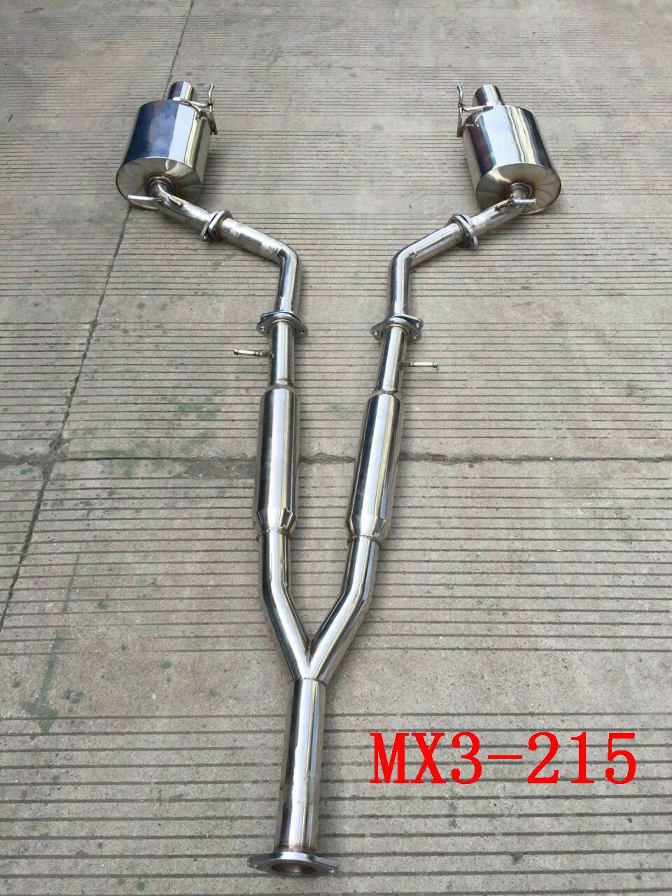 Infiniti G35 G37 Sedan 0714 Ypipe Back Exhaust System (angle Cut Tips
