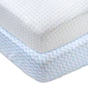 Best wholesale antibacterial 80% cotton 20% polyester fitted crib sheet no struggle to get on the mattress