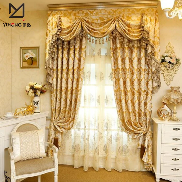 Royal Luxury European Style Ready Made Window Curtain Buy Luxury
