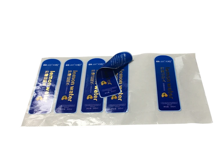 Rectangle Rectangular Doublesided Adhesive Mineral Water Bottle Label Sticker Printing Buy