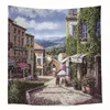 European and American landscape oil painting style tapestry