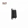 Customized 30*15mm Black Furniture Cover Rectangle Chair Leg End Cap Insert Protective Pipe Plugs Plastic Tube Inserts