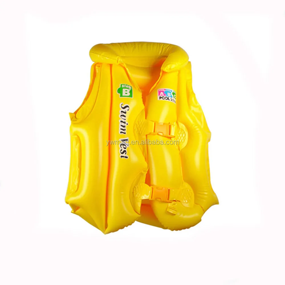 Safety Equipment Inflatable Pvc Kids Swimming Life Jacket - Buy Kids ...