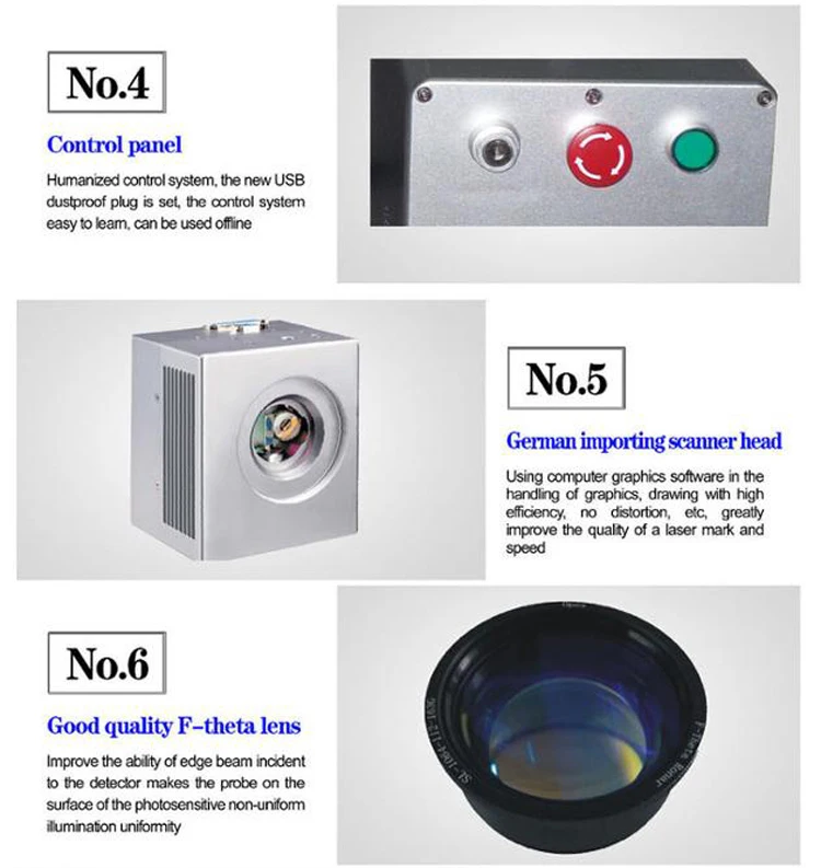 IPG Raycus laser source portable mini fiber laser marking machine for metal with CE FDA