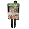video screen human billboard advertising poster lcd digital walking light box