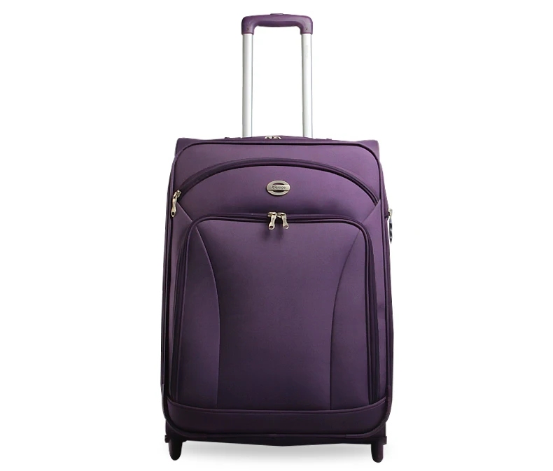 Polyester Soft Fabric Luggage Suitcase Bags Travel Trolley Suitcase ...