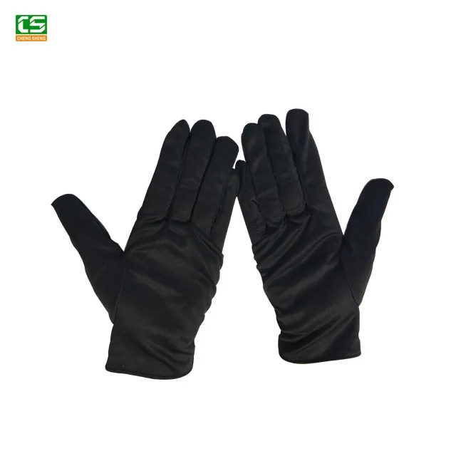 Custom Logo Printed White Microfiber Gloves,Dust Free Polyester Gloves ...