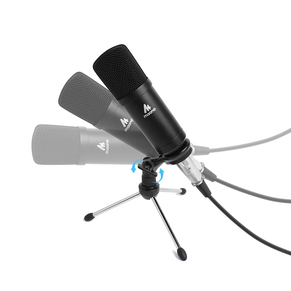 Maono Professional Metal Studio Condenser Microphone For Recording