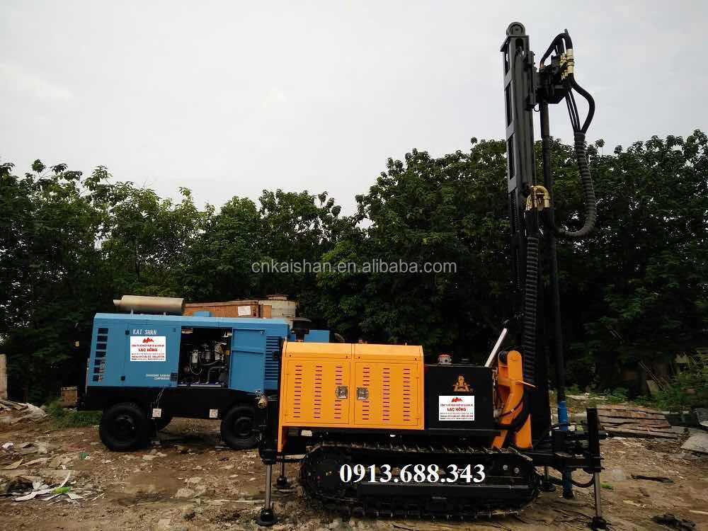 180m Depth Kw180 Used Borehole Water Well Dth Drilling Machine For Sale