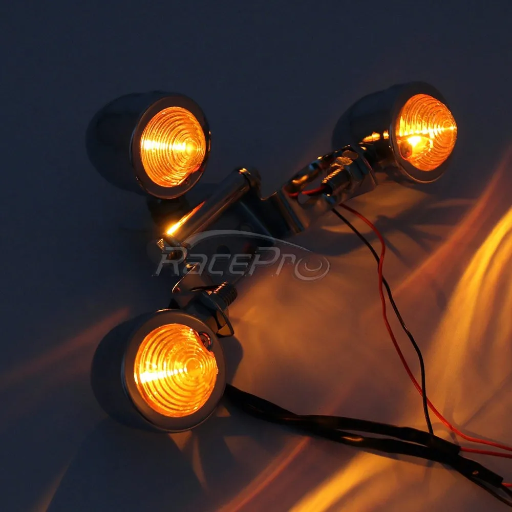 Universal Custom License Plate Tail Light With Indicator Turn Signal