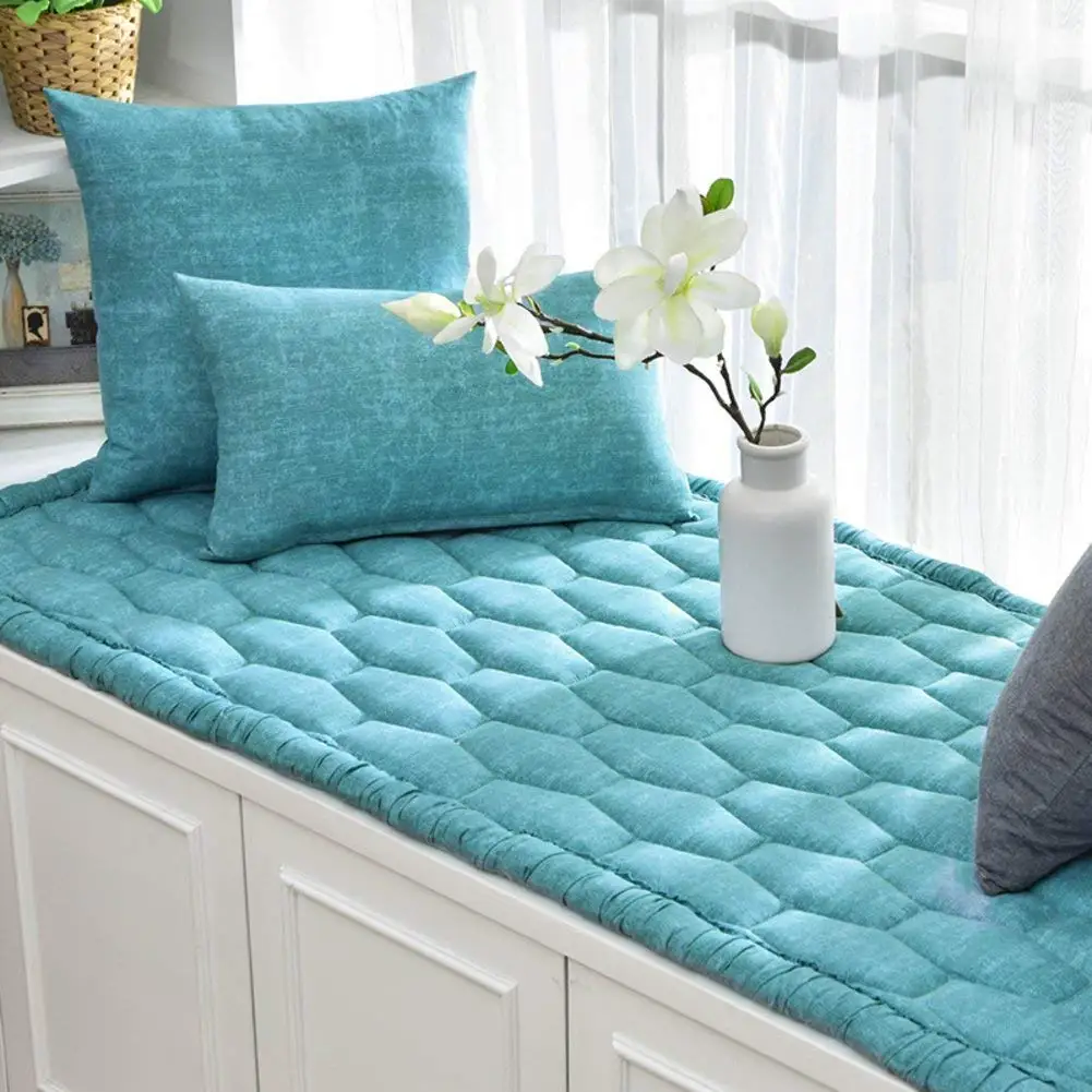 Chair Pads 28x83inch Home Textiles Thick Bay Window Cushion Cover