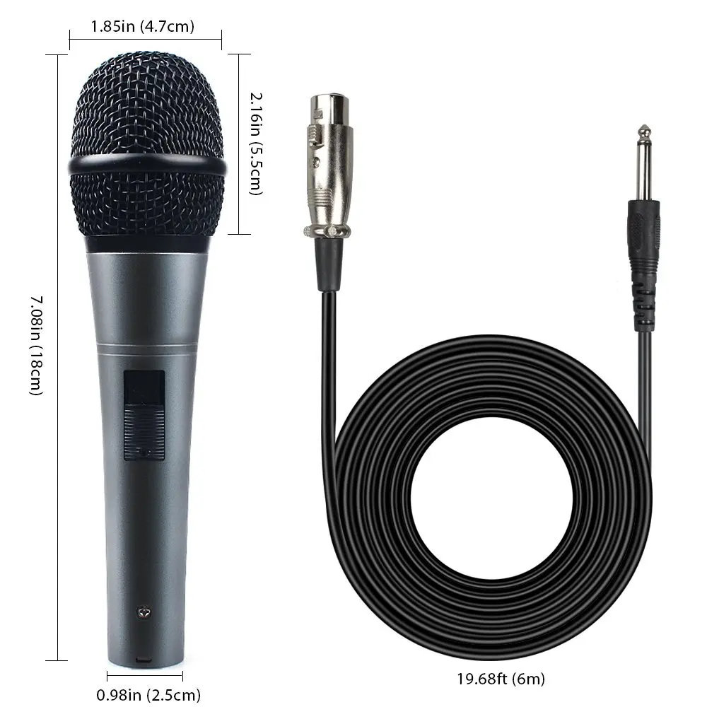 Professional Wired Dynamic Echo Microphone With Karaoke Buy