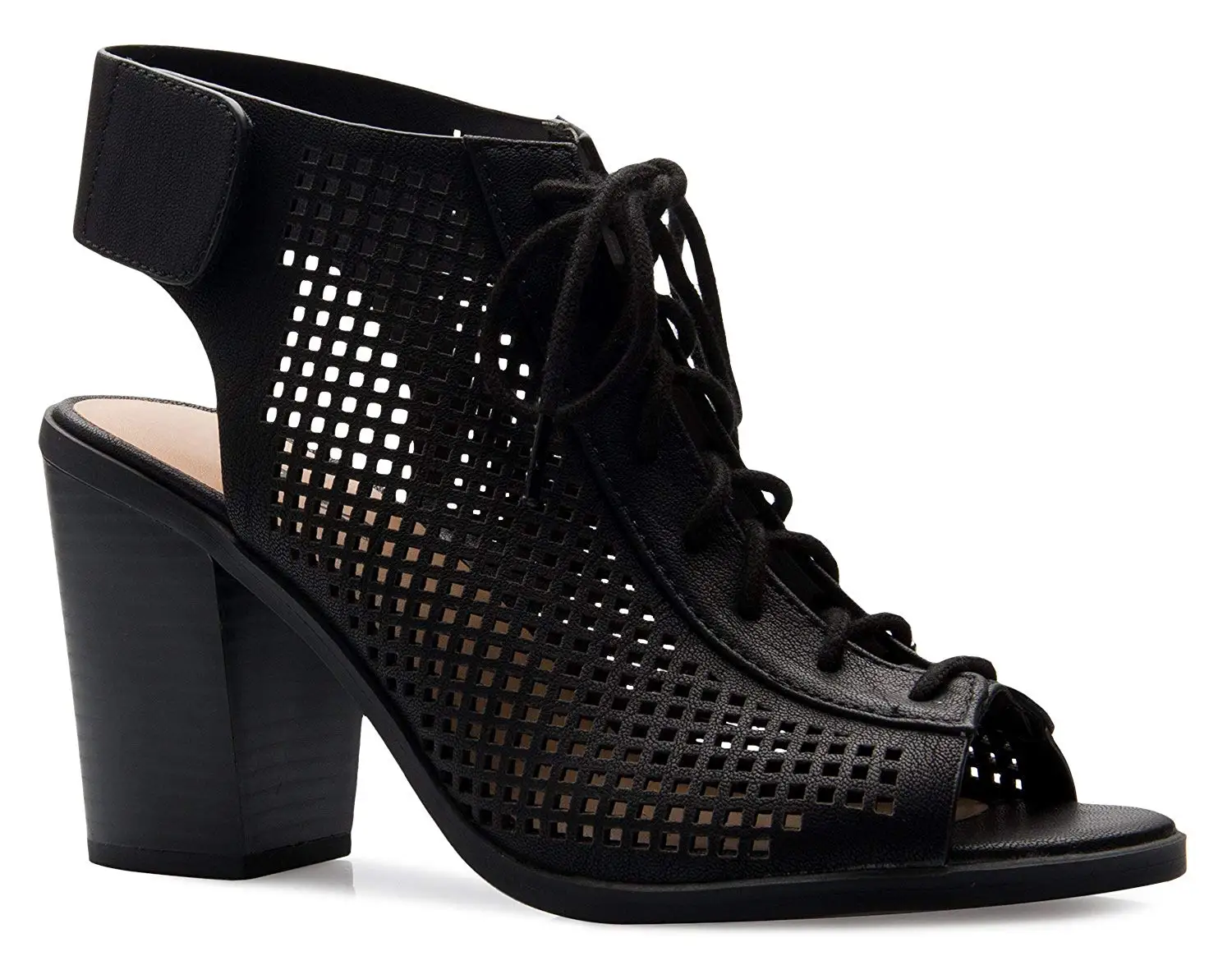 bootie sandals low heel