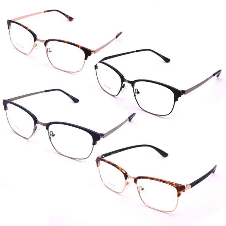 Wholesale Clear Handmade Custom Fashion Oblate Glasses Frame Naked