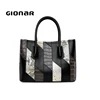 2019 New Gionar Manufacturer Patch Work Style Shop Designer Large Womens Python&Crocodile Embossed Leather Bags Handbags Online