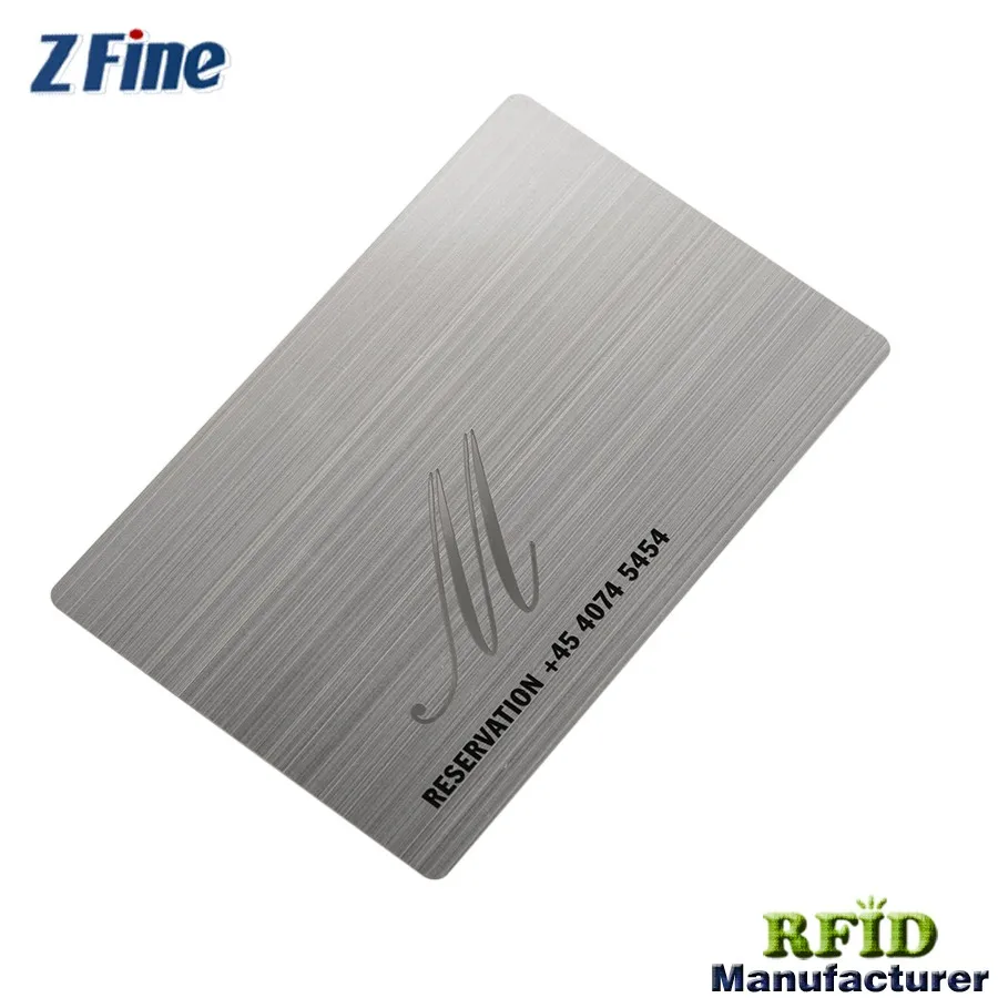 Black Frosted Plated Hollow Out Nfc Metal Vip Business Card Buy Black