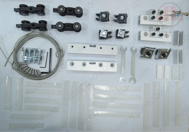 Synchro Sliding Door Fitting For Wooden Or Glass Door With Wardrobe