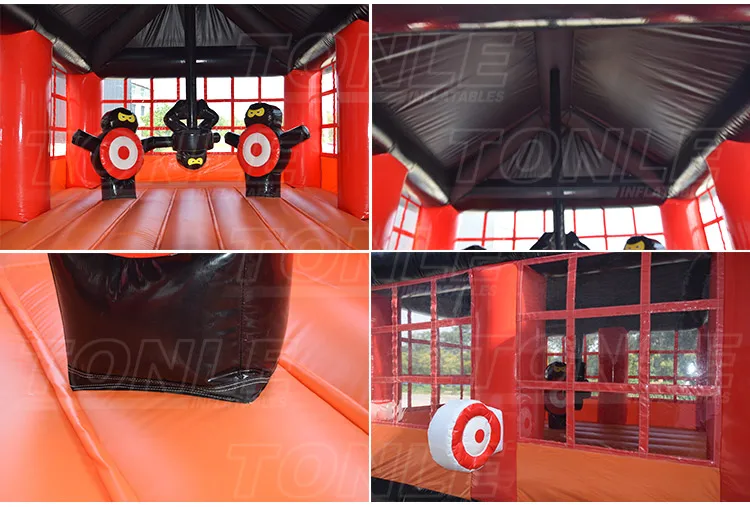 Karate Ninja Warrior Inflatable Bouncer Martial Art Bounce House