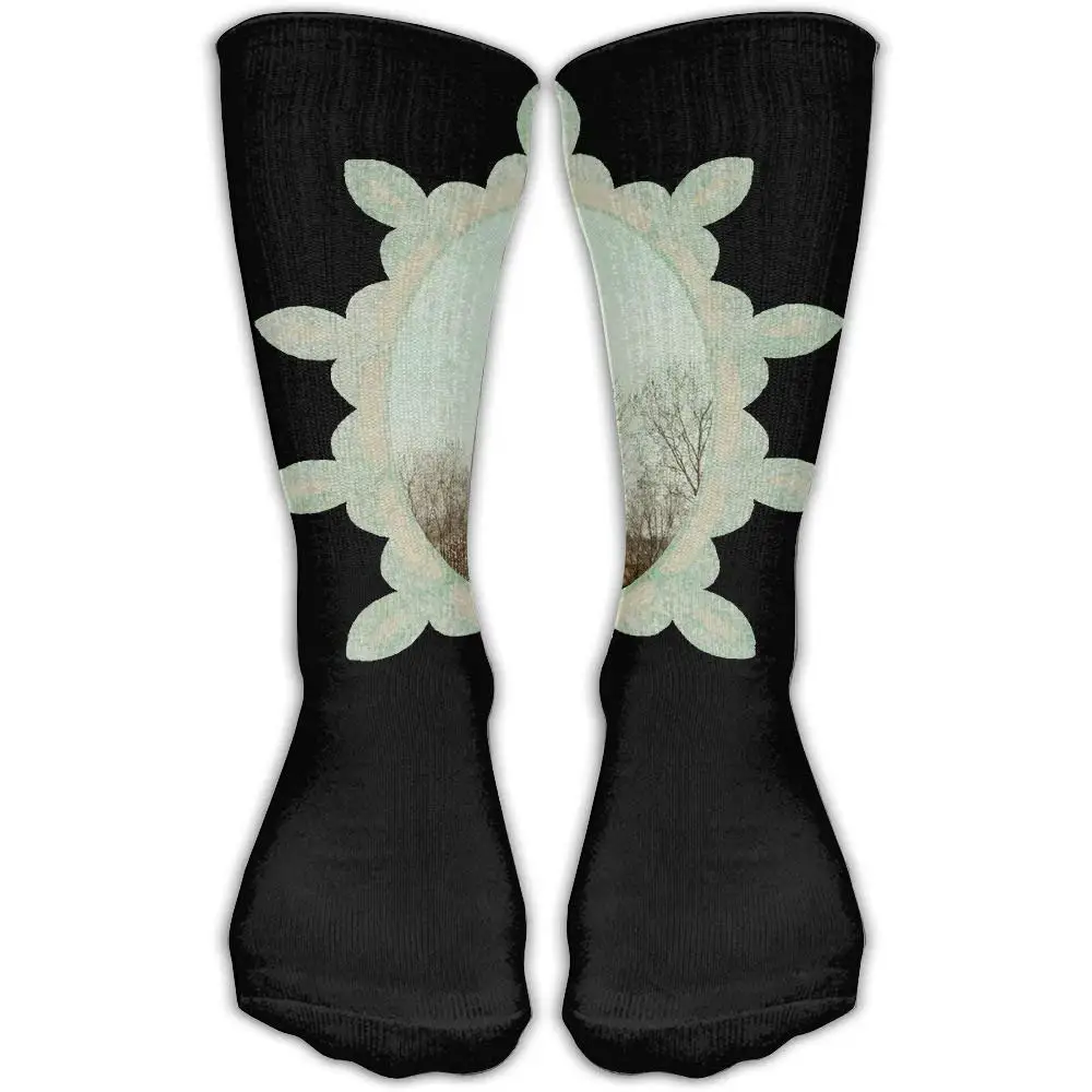 Protect Wrist For Cycling Moisture Control Elastic Sock Tube Socks Hot Coffee Athletic Soccer Socks