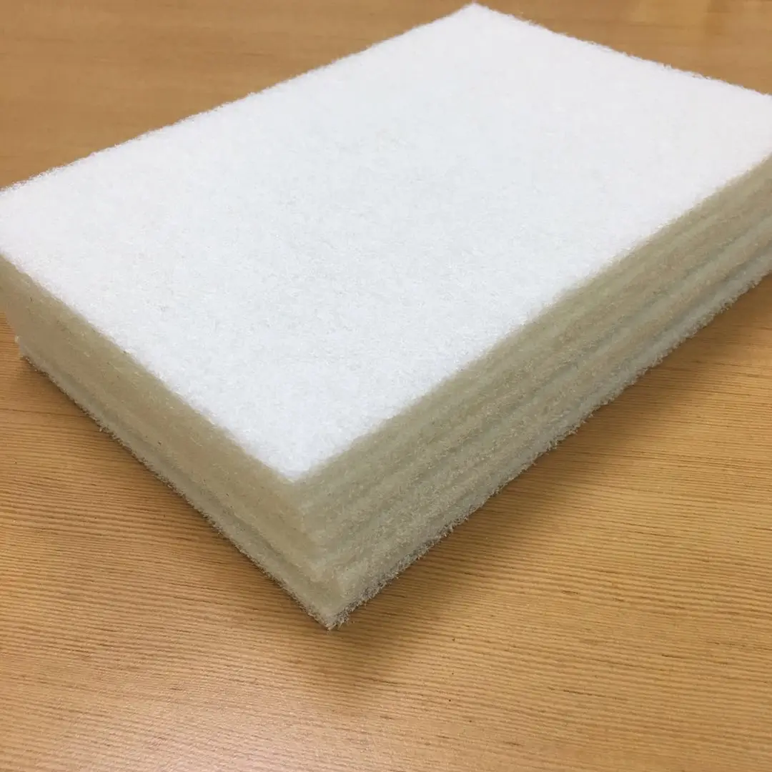 Dh470w 8mm Non Woven White Scouring Pad Cleaning Pad Buy White