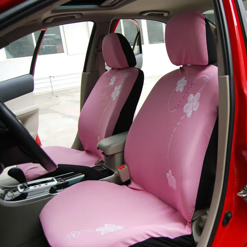 車のシートカバー 花のデザインのピンク色 Buy ピンクカラーシートカバー 自動車用カバー毛皮シープスキン中国 シープスキンカバー Product On Alibaba Com