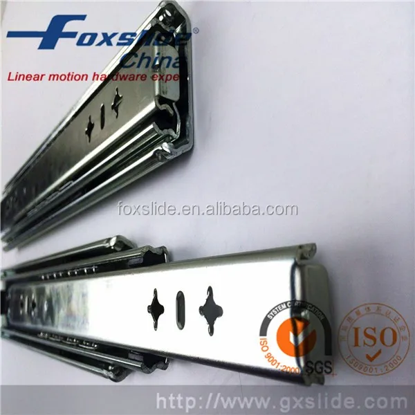 Foxslide 16" Tool Box Drawer Slides Soft Close Slide For Wide Drawers