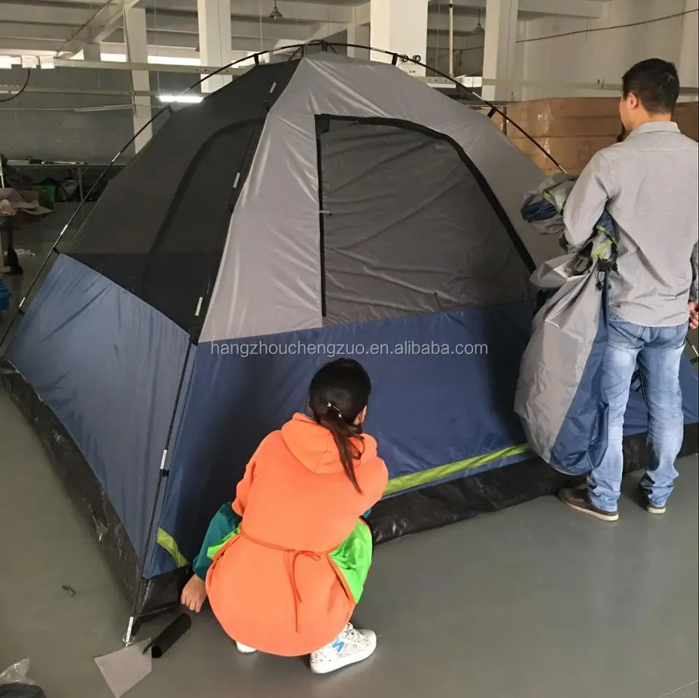Hot Selling Folding Double Layer waterproof 6 Person Dome Tent, CZX-223 Family Dome Tent,6 person Party Tent,cabin tent