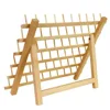120 or 60 spools Hard Wood Thread Rack Wooden Thread Rack
