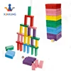 mini color Wooden Stacking Board Games Building Blocks for Kids Timber Tower block set
