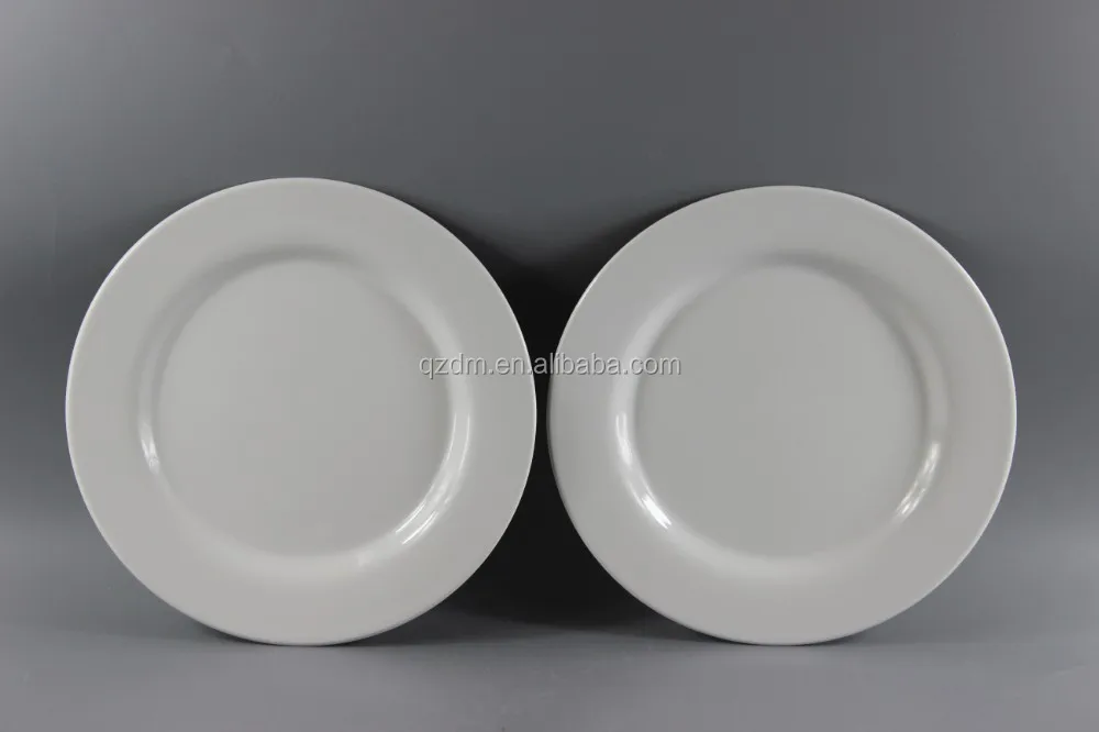 Round Shape Melamine White Plate And Dish Good Quality