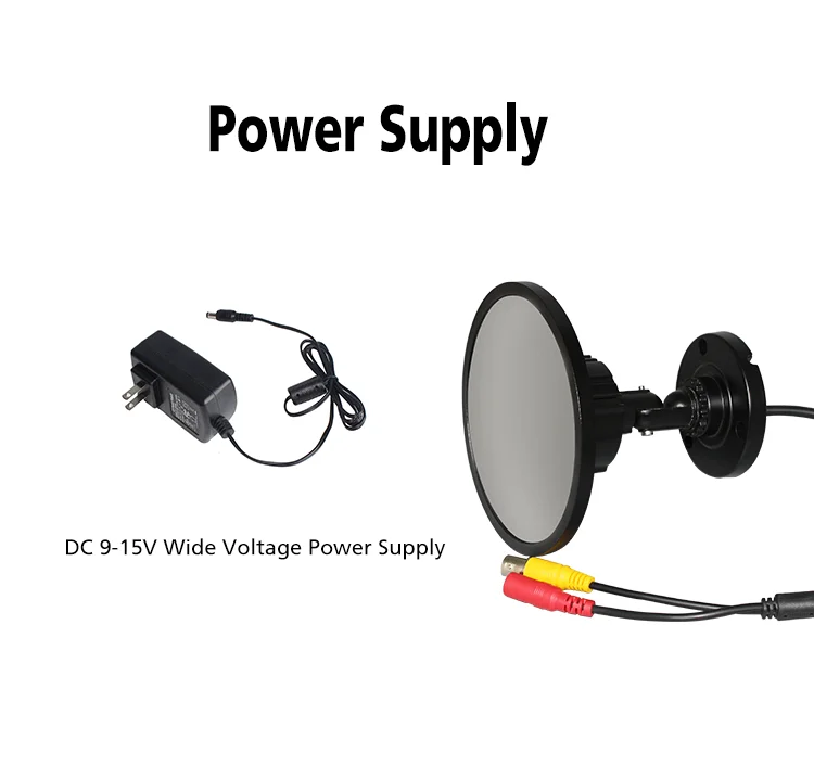 Wide Angle Convex Mirror Cctv Security Camera Hidden For Blind Spot