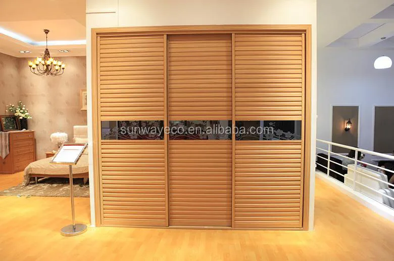 Home Decor Wooden Pvc Wardrobe Door Wpc Sliding Door View High