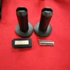 Power Coated Round Glass Balcony Railings Tempered Glass Railing Spigot